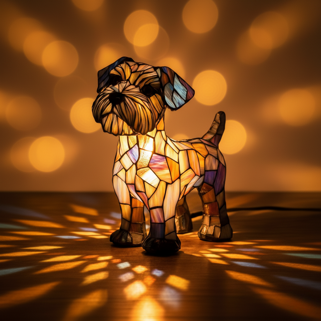 Büszke Terrier Lámpa
