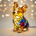 Boldog Corgi Lámpa
