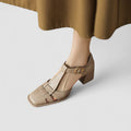 Scarlett – Ortopéd T-strap Blokk sarkú