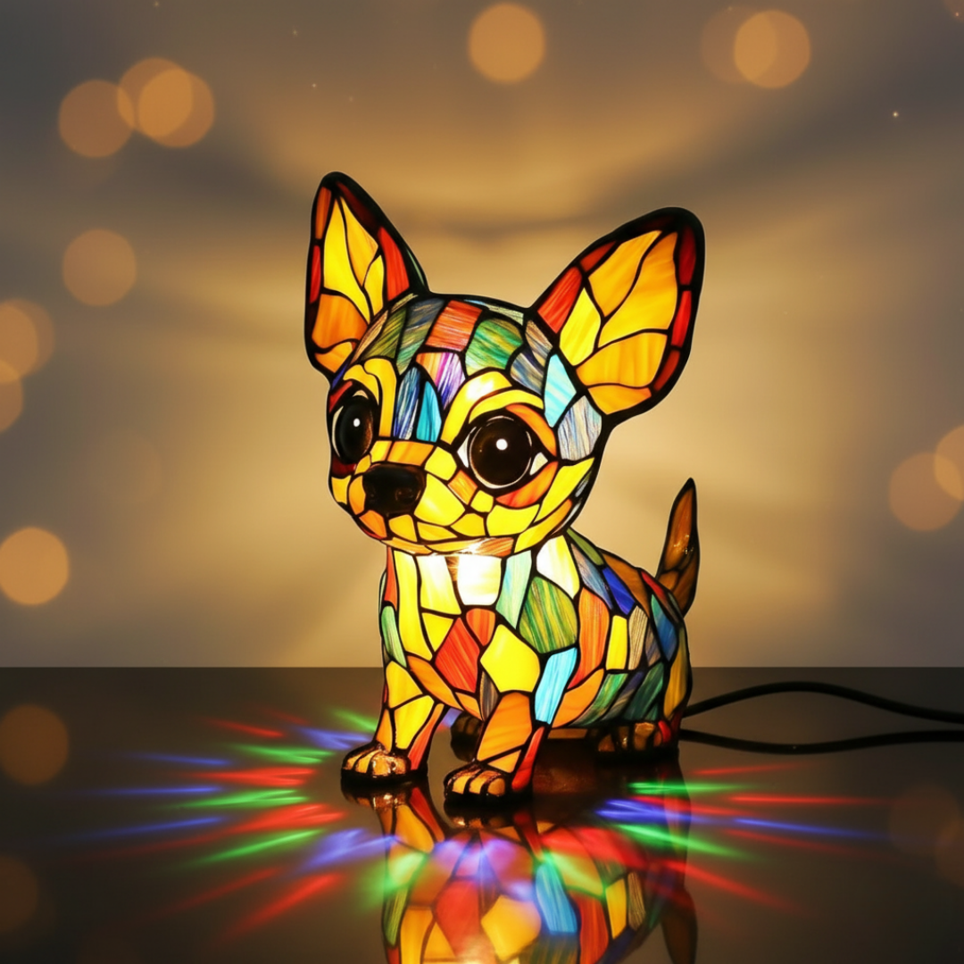 Lenyűgöző Chihuahua Lámpa