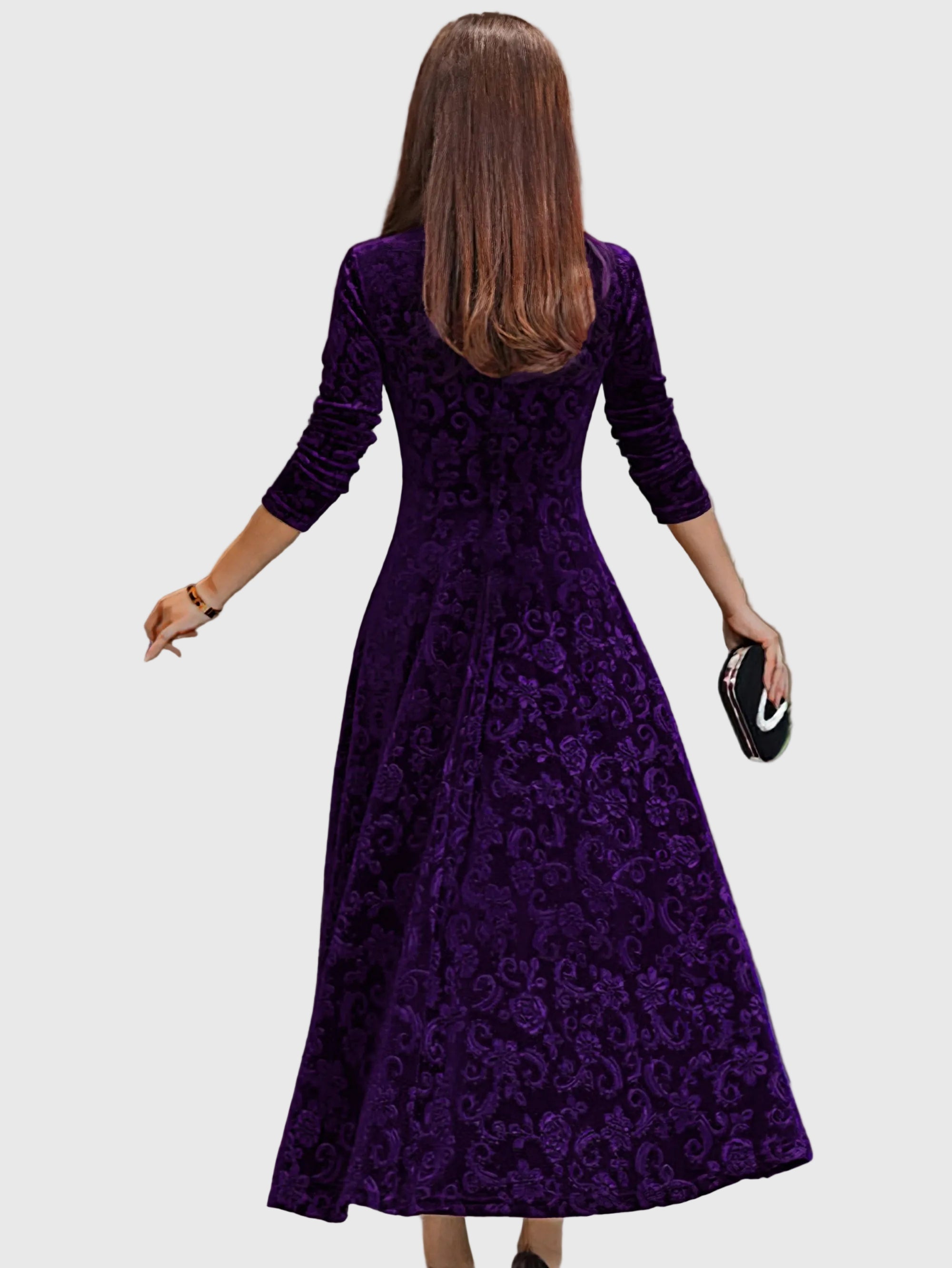 Noémi - Ünnepi Velúr Elegancia Ruha