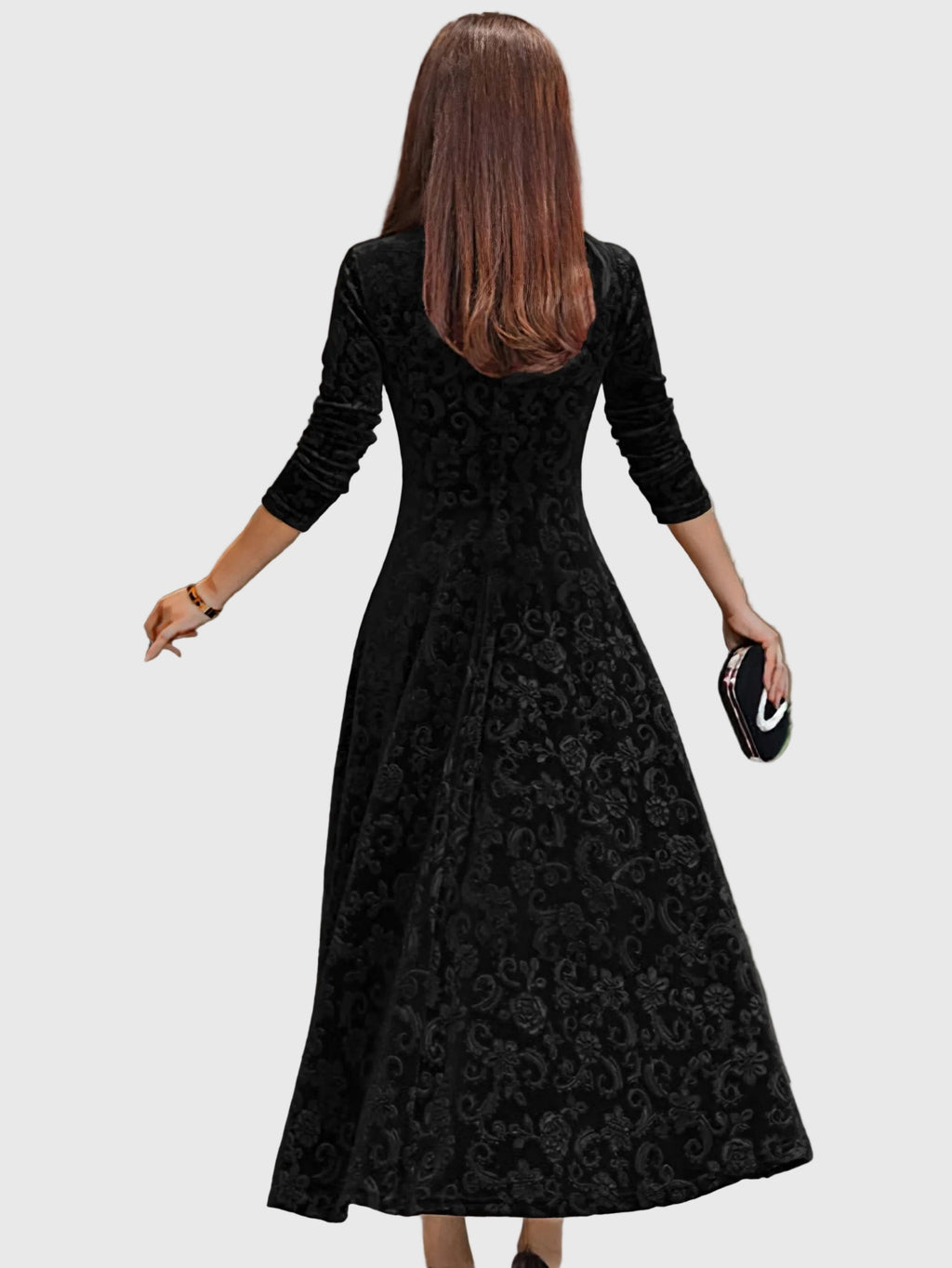 Noémi - Ünnepi Velúr Elegancia Ruha