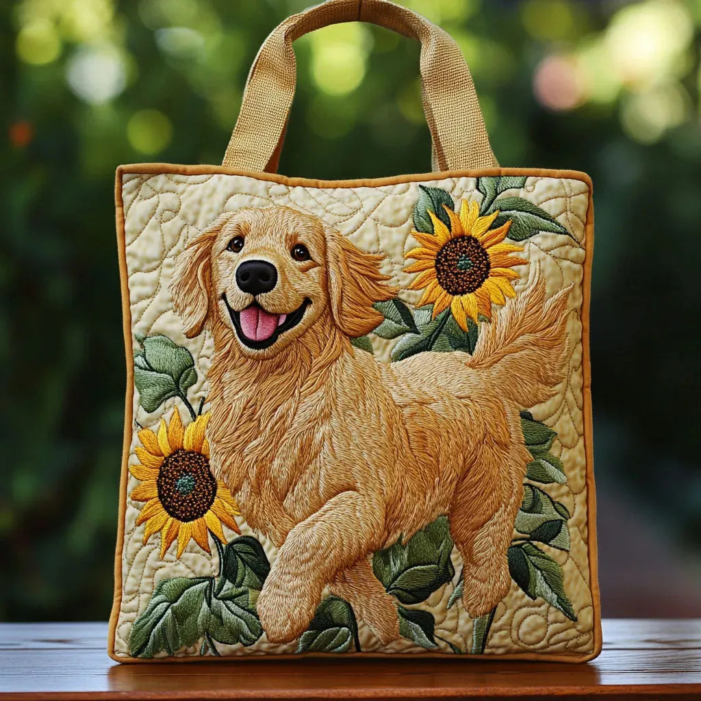 Kézműves táska - Golden Retriever