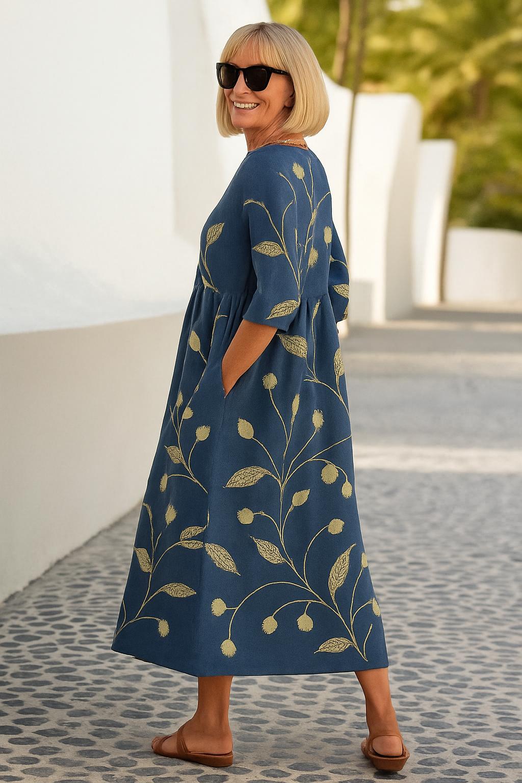 Eliza – kényelmes midi ruha