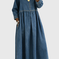 Fanni – hosszú ujjú farmer ruha