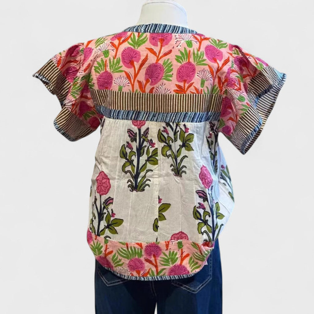 Uriela - Hímzett Boho Blúz