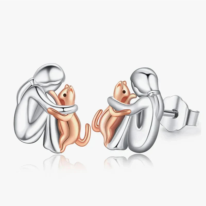 Mariei | Macska Ölelés Fülbevaló