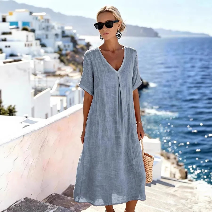 Zsuzsanna – laza szabású maxi ruha