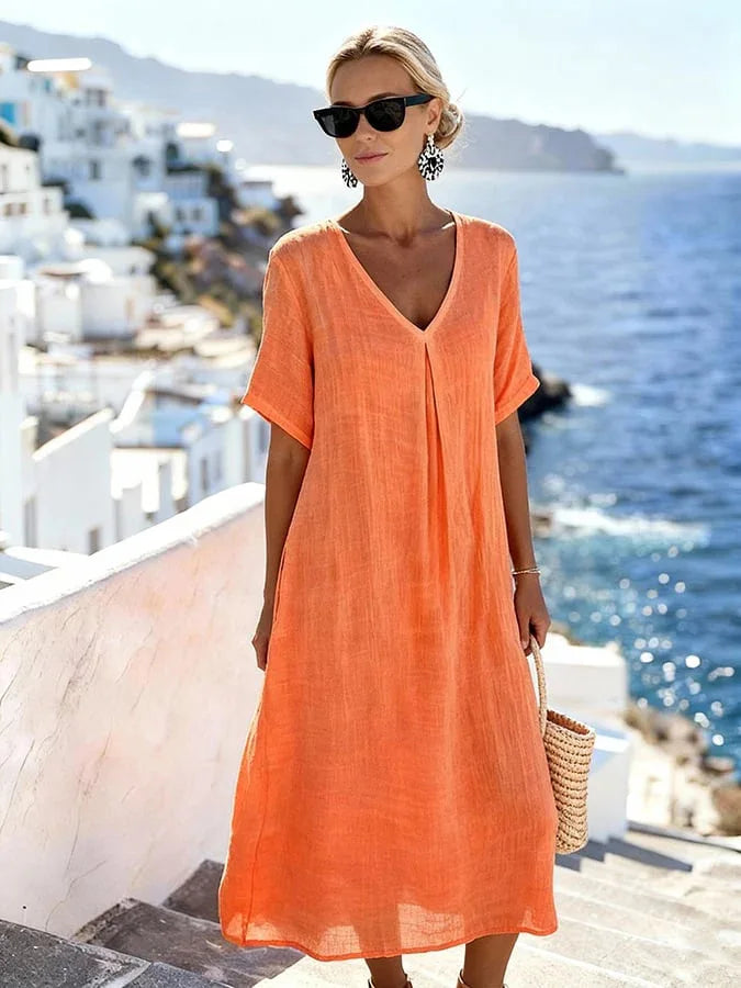 Zsuzsanna – laza szabású maxi ruha