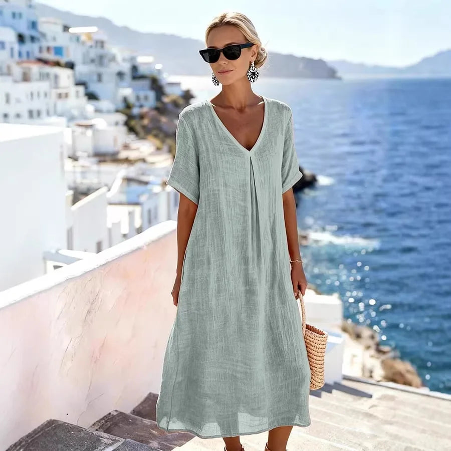 Zsuzsanna – laza szabású maxi ruha