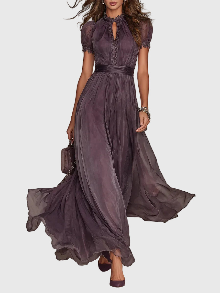 Lívia – elegáns sifon maxi ruha