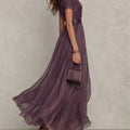 Lívia – elegáns sifon maxi ruha