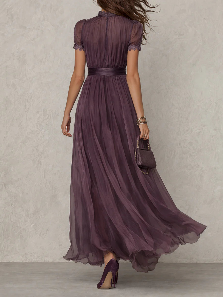 Lívia – elegáns sifon maxi ruha