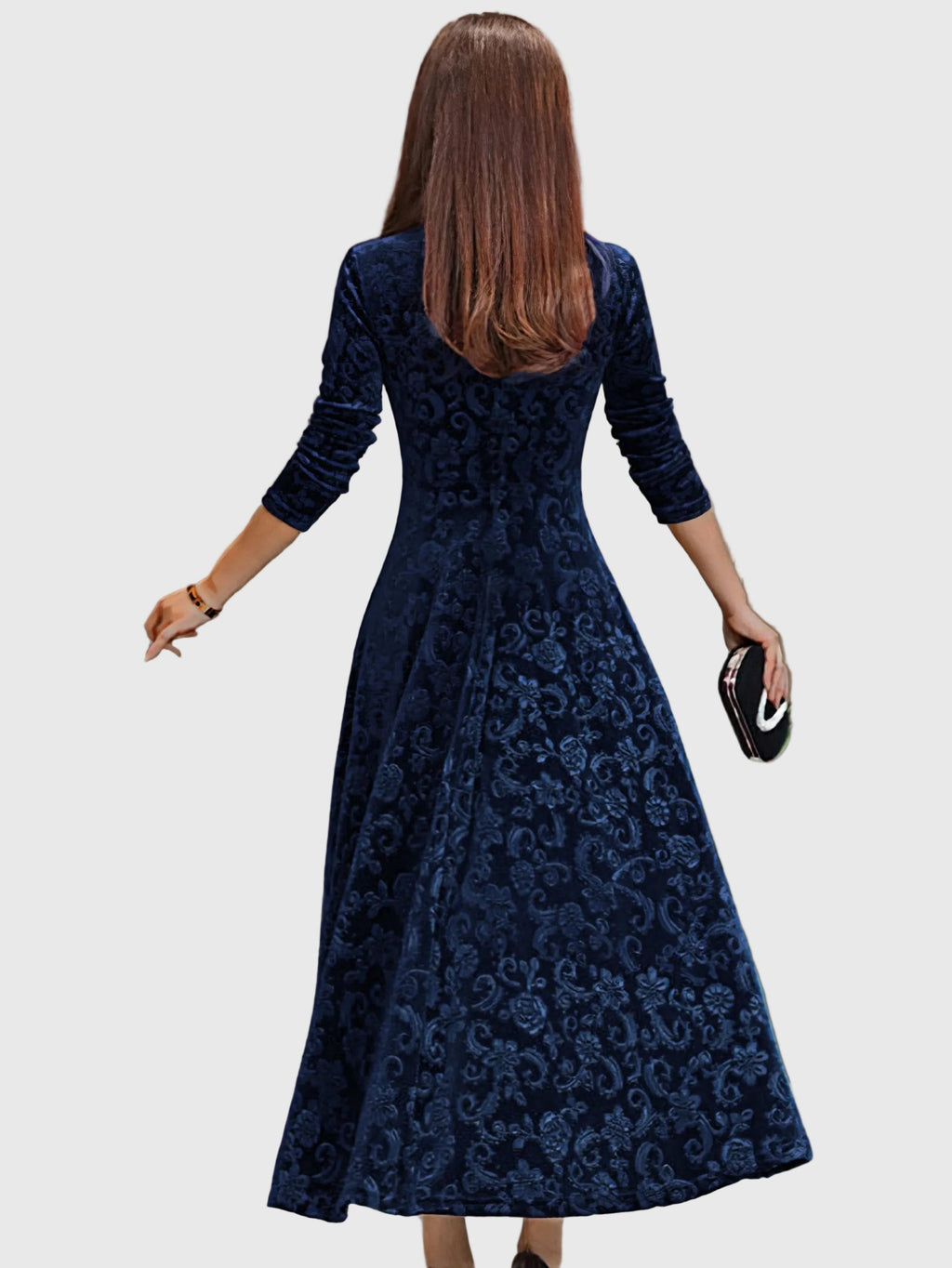 Noémi - Ünnepi Velúr Elegancia Ruha
