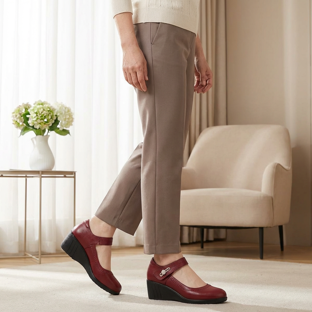 Lydia – Elegáns Közepes Sarok Kényelmi Cipők