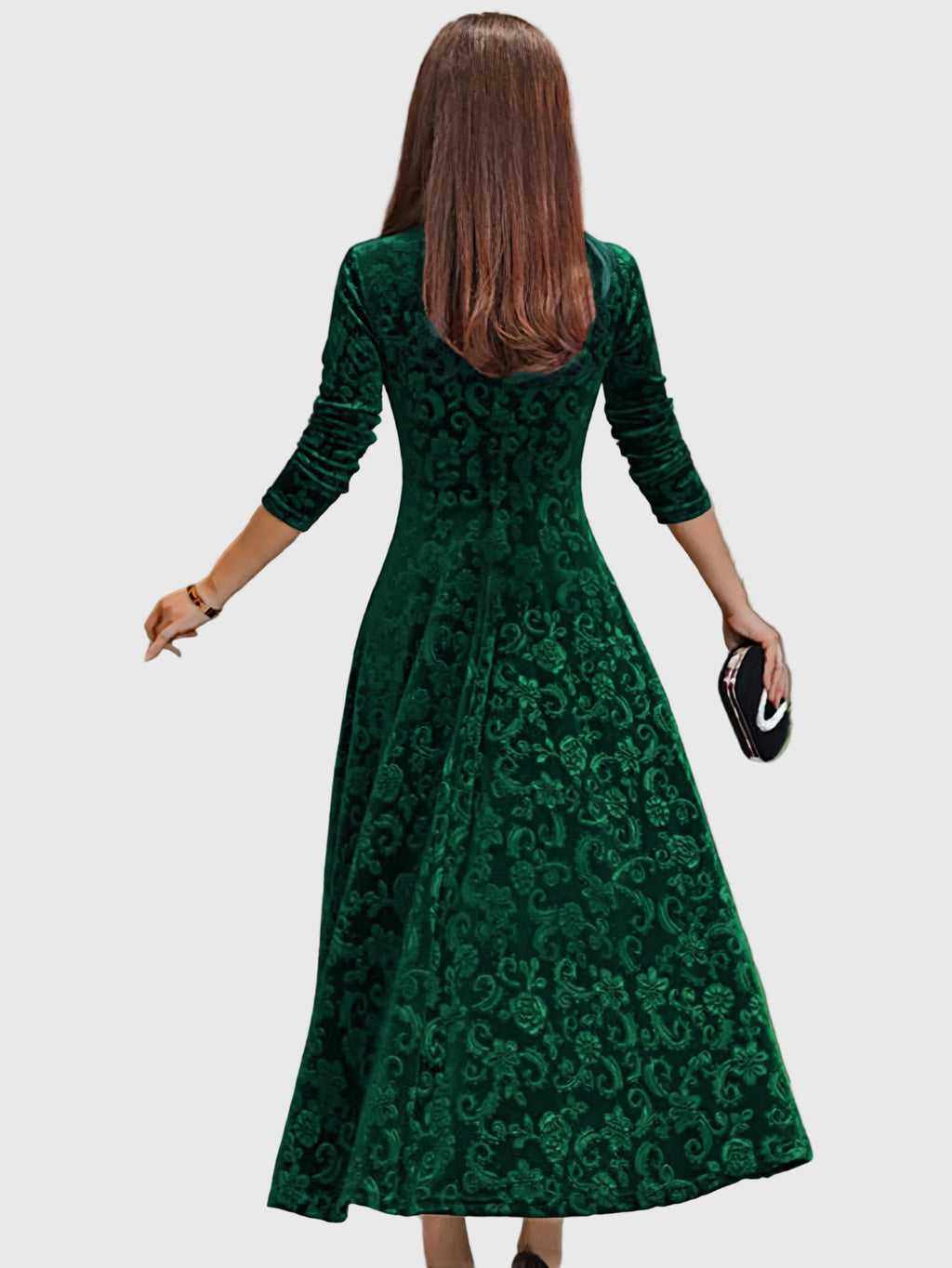 Noémi - Ünnepi Velúr Elegancia Ruha