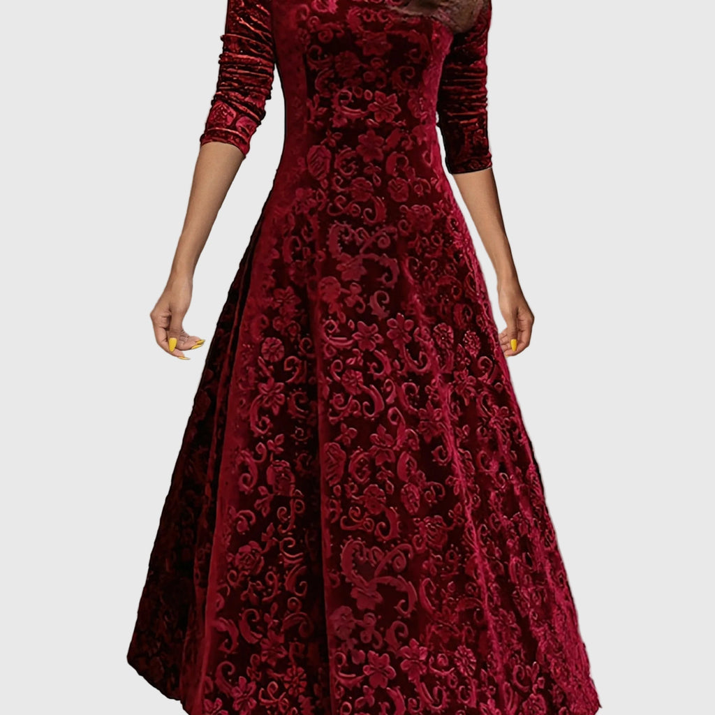 Noémi - Ünnepi Velúr Elegancia Ruha