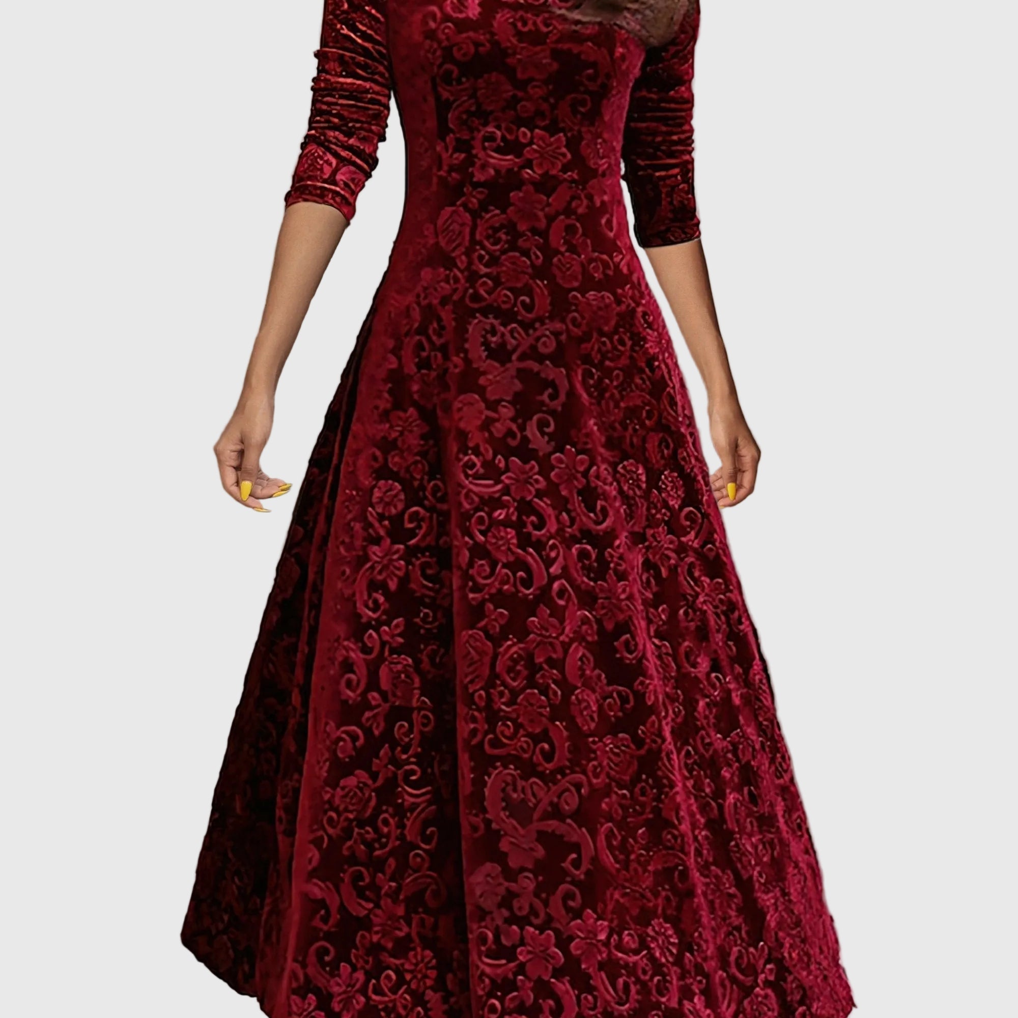Noémi - Ünnepi Velúr Elegancia Ruha