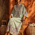 Adrienn – virágmintás boho maxi ruha