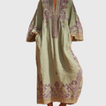 Adrienn – virágmintás boho maxi ruha