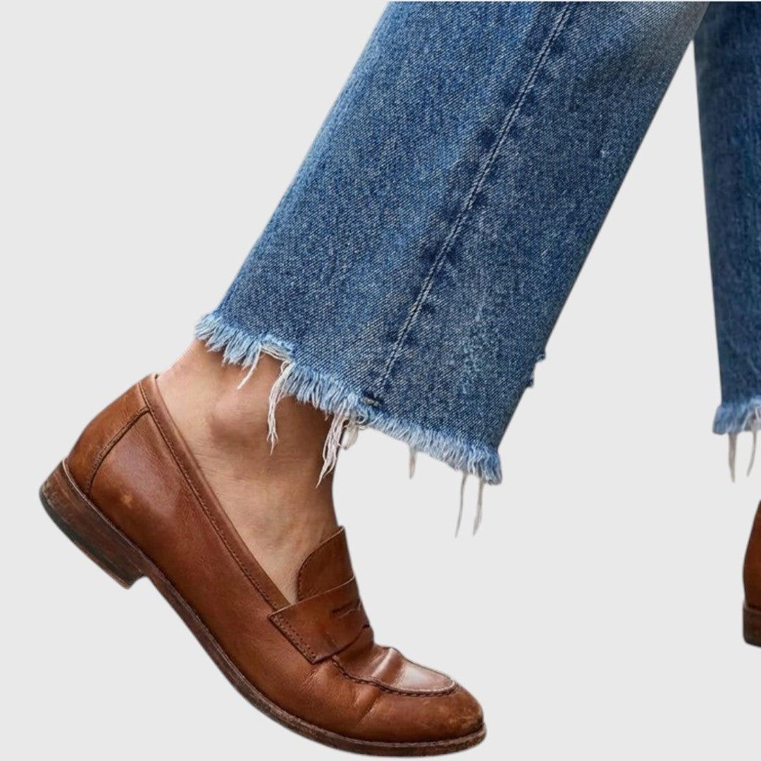 Abri – Retro cropped egyenes szárú farmer