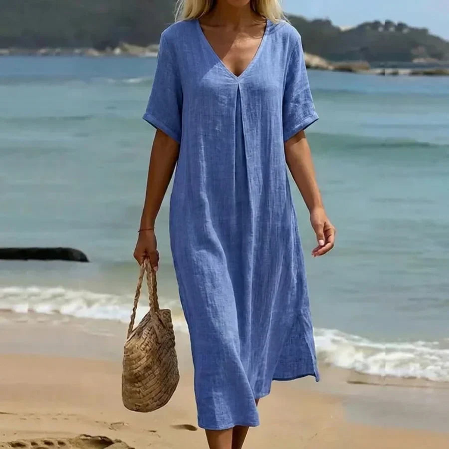Zsuzsanna – laza szabású maxi ruha